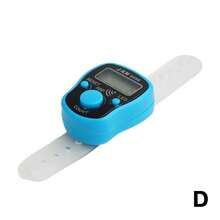 5-Color Finger Counter, Electronic Reading Marker, LED Digital Counting Tool - Beige - View 9