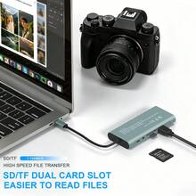 USB C Hub 11-In-1, Multiport Adapter With 4K HDTV, VGA, 100W PD, RJ45, USB 3.0, SD/TF Slot, Audio Jack – Plug And Play For Laptop Tablet - View 8