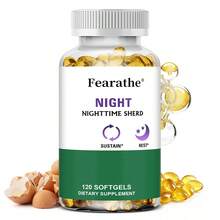 Night Burn Supplement - With Multi-Collagen Complex - 120 Softgels - 1 chai - Xem 1