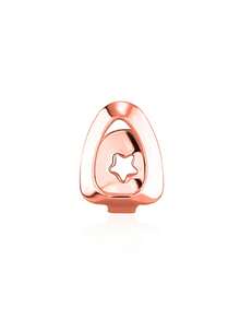 1pc Single Hollow O-Shaped Tooth Grill, Tooth Jewelry, Rap Hip-Hop Style, Versatile Personalized Halloween Tooth Decoration, Unisex - Multicolor - View 4