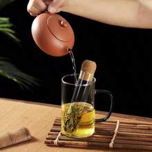 Creative Glass Tea Infuser With Cork Stopper - Transparent Test Tube Design, Perfect For Loose Leaf Tea - Ideal For Home Gatherings And Parties Glass Test Tube Tea Strainer Tea Filter Creative Tea Cup Filter Tea Separator Tea Infuser, Flower Tea Strainer Gift For Tea Lovers - Multicolor - View 11