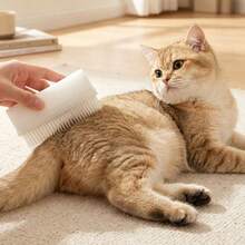 1pc Cat Massage Soft Brush, Pet Grooming Tool, Mimics Cat Tongue Design, Comfortable Pet Hair Grooming And Cleaning, Multi-Functional De-Shedding Comb, Gentle Massage, Suitable For Cats And Dogs - Multicolor - View 10