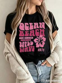 Women T-Shirts - 黑色 - 查看 6