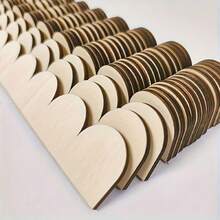 Unfinished Decorative Wooden Wavy Edge Trim, Cute DIY Decorative Strips, Suitable For Christmas Home Decor, Walls, Cabinets, Shelves, Windows And Doors - Multicolor - View 8