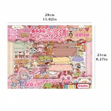 Autocollants de scène stéréoscopique 3D, autocollants décoratifs amusants DIY, magasin d'épicerie, boutique de snacks, autocollants de paysage apaisant anti-stress, convient pour les cadeaux, le bureau, la maison, la salle de classe, les jouets de divertissement, le scrapbooking étudiant, le découpage vintage créatif - A - Voir 11
