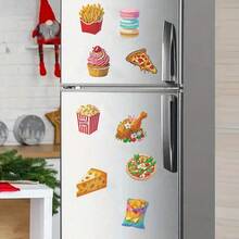 20pcs Diamond Painting Magnets Set, Diamond Art Magnets, Refrigerator Magnetic Stickers, Suitable For DIY Crafts, 5D Rhinestone Gem Art Painting Kit, Suitable For Adults And Beginners (Food Series) - View 8