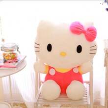 Plush Doll, Cute KT Cat Stuffed Doll, 20cm/25cm Soft Plush Doll, Cartoon Japanese Style Cat Pillow, Birthday Gift For Girls And Best Friends, Holiday Room Decoration, Multiple Colors Available, Bedroom Desk Decor, Comforting Companion Doll - Multicolor - View 5