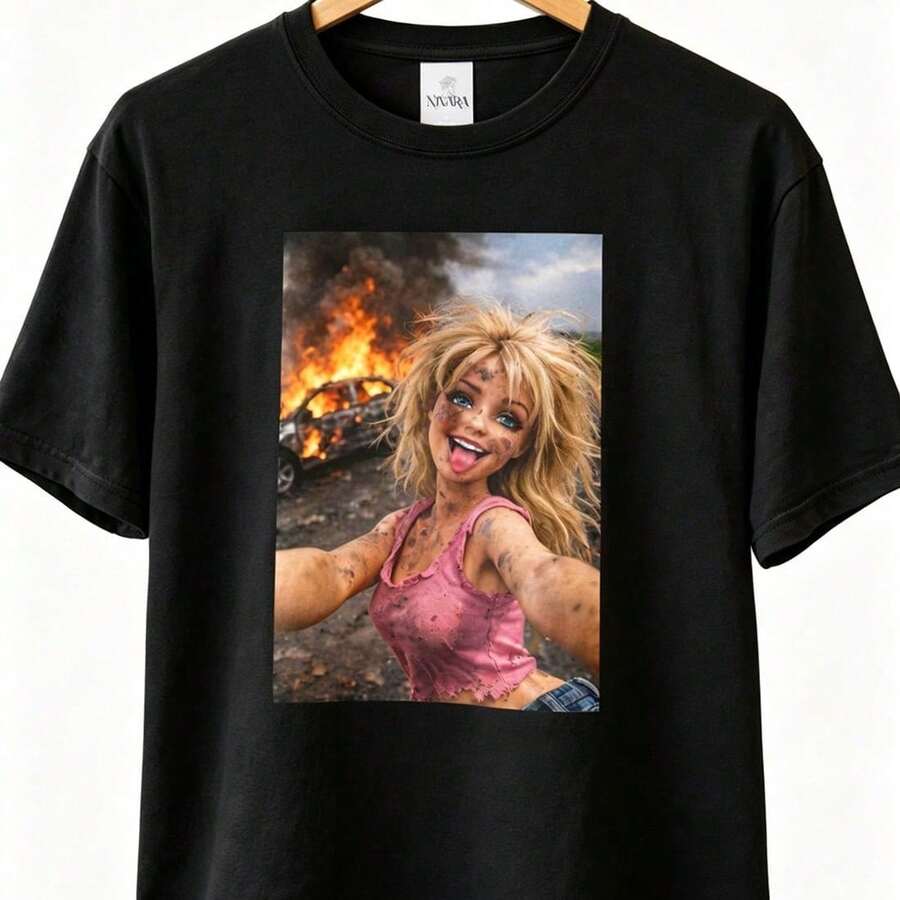 JET Afro Glamour Graphic T-Shirt, Magic T-Shirt, Retro Fashion T-Shirt, Afrocentric Streetwear T-Shirt, Vintage Inspiration, Black, Breathable And Comfortable. - 黑3 - 查看 1