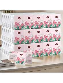 240pcs/120pcs/60pcs/24pcs/6pcs Portable Handkerchief Paper Bag Facial Tissues Portable Mini Pocket Napkins Students Travel With Tissues(6pcs/1pack) - Color - View 2