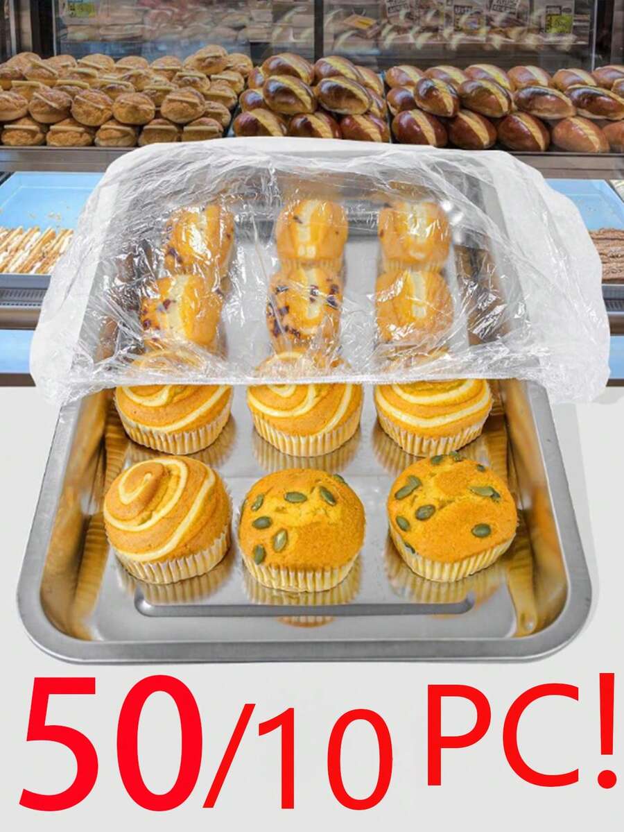 50/10pcs Cake Tray Dust Covers (A+B Length Should Be Less Than 70cm/27.6in), Party Food Covers, Baking Cake Room Accessories, Kitchen Food Preservation Tools, Fruit Vegetable Bread Food Covers, Mother's Day, Mother's Day And Women's Day Gifts