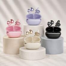 2026 耳夾式藍牙耳機 Hi-Fi 高畫質音質 強力低音 觸控操作 舒適佩戴不痛耳 防汗防塵 通話麥克風 降噪 露營旅行理想之選 - 均碼 - 查看 4