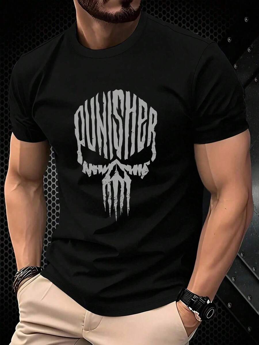 verano mangas cortas playeras de hombre gym Ocio vacaciones alta calidad camisas para hombre Letras simples Y2K ropa de hombre sudadera para festival conjuntos de hombre regalos para hombre - Rojo - Ver 1