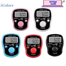 5-Color Finger Counter, Electronic Reading Marker, LED Digital Counting Tool - Beige - View 8
