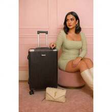 Premium Hard-Board Suitcase | 360° Wheels | Stylish And Durable | Security Lock - Cor Aleatorias - 查看 2