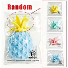 1pc Pineapple Squeeze Toy, Soft Squishy Stress Relief Toy, Cute Pineapple Fidget Squeeze Toy, Anti-Anxiety Venting Toy For Kids And Adults, Portable Office And Home Stress Relief Squeeze Toy - Multicolor - View 13