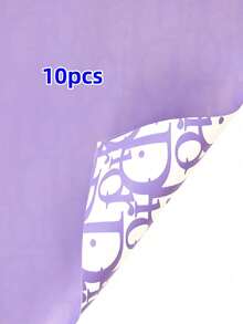 10/20 Pieces Of Flower Packaging Materials, Including Bouquet Packaging Paper, Floral Packaging Paper, Gift Packaging Paper, Valentine's Day/Christmas DIY Materials, Two-Color Paper, Waterproof Packaging Paper - White Background With Pink Accents, 56*56cm - View 16