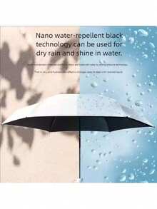 1pc Mini Capsule Umbrella, Ultra-Light Portable Folding Sun & Rain Umbrella, UV Protection Pocket Umbrella For Women, Multi-Color Optional - Multicolor - View 6