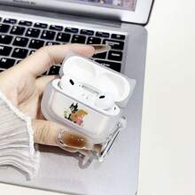 迪士尼睡美人奧羅拉與瑪莉菲森 AirPods 保護殼 防震防摔 附鑰匙圈 適用於 AirPods 1/2/3/4 及 Pro/Pro 2 代 新版 AirPods Pro 3 聖誕襪禮物 送女友 - 深藍色 - 查看 3