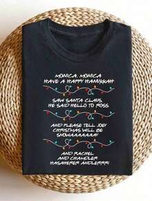 Men's/Women's Graphic Tee,Camisetas de mujer Ni Que Valieras Tanto Camiseta de manga corta y cuello redondo unisex Adecuado para regalos, reuniones festivas y comidas HFHE - Negro - Ver 1