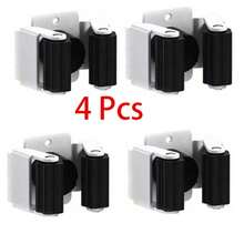 2/4/6/8/12pcs Broom & Mop Hooks, Wall-Mounted Broom Holders, Heavy Duty Garden Tool Organizer Racks For Rakes, Shovels, Stainless Steel Mop Hangers With Screws, Multi-Function Wall Mounted Rack - Black and White - View 17