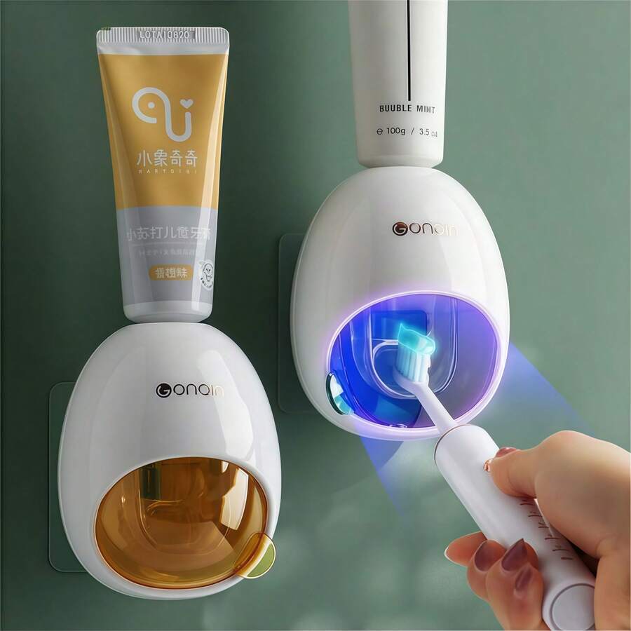 1 Buah Dispenser Pasta Gigi Dinding untuk Rumah Tangga dan Kamar Mandi