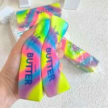 1個 軟糯奶油感壓力棒 紓壓玩具 (彩色款)，柔軟紓壓玩具 - 有趣感官玩具，緩解焦慮並提高專注力，適合生日禮物、嘉年華襪子填充物和母親節禮物 - 彩色 - 查看 4