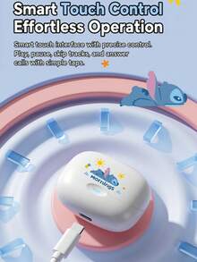 OTN Mini LX15 官方 Disney 聯名耳機，亮色卡通設計，支援單聲道與立體聲模式無縫切換，兼容 Android、iOS 及其他主流系統 - 查看 4