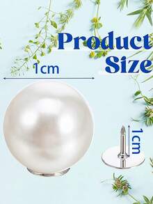 1/10/20pcs Faux Pearl Buttons, Unisex, No Sewing Required, Reusable 10mm Buttons, Detachable, Suitable For Shirts, Dresses, Sweaters, Camisoles, Slips, Wedding DIY Crafts - Multicolor - View 9