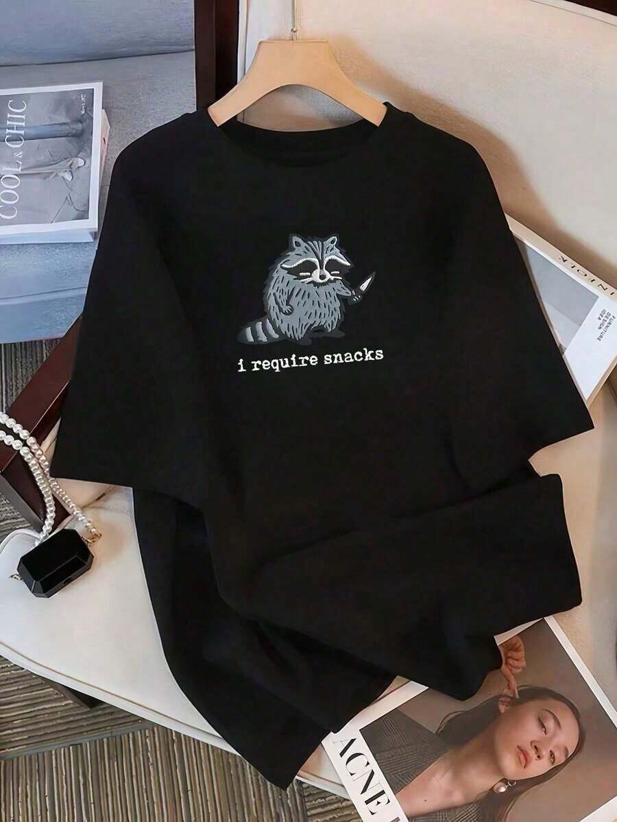 Women T-Shirts - Black - View 1