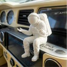 1個趣味太空人主題展示裝飾品，適用於汽車與電腦裝飾、電腦螢幕裝飾、汽車儀表板裝飾、汽車內飾裝飾、辦公室裝飾及太空人主題用品 - 1PC - 查看 10