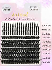 200pcs D-Curl Single Lash Extensions, 80D & Pointed Style, Dense & Fluffy Segmented False Eyelashes, Cartoon Style, Suitable For Daily Makeup Lash Extensions, Reusable, Party, Holiday, Travel & Gift - D - View 5