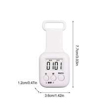 Magnetic Stopwatch With Countdown Timer For Gym, Yoga, Digital LED Display, Magnetic Watch For Outdoor Sports - Blue - View 9