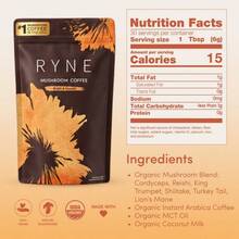Mushroom Coffee Powder | #1 In The USA | 30 Servings Bright & Smooth Flavor - Clean Energy & Focus, No Jitters, No Crash, Premium Wellness Brew - 30 servings - 查看 3