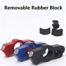 Heavy Duty Motorcycle Handlebar Lock - Adjustable Anti-Theft Security Lock, Suitable For ATV, Scooter And Bicycle, Aluminum Alloy Material - 1pc - View 9