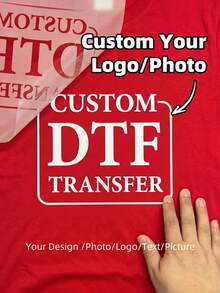 1/5/8/10件客製化DTF熱轉印膜，可個性化照片、文字與Logo印製的熨燙貼紙，DIY T恤裝飾、居家裝飾，適合新郎、新娘、父親、母親、婚禮、開學季、聖誕節、萬聖節裝飾，美感風格 - 多色1 - 查看 3