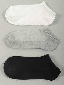 10 pares de meias finas femininas, multicoloridas, boca rasa, ricas em algodão, meias curtas de verão - Multicolorido - Ver 2