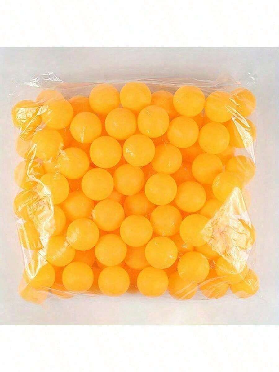 5/10/20/50pcs 40mm Matte Ping Pong Balls, Durable PP Material, Anti-Rust, Suitable For Adult Practice And Entertainment, Yellow And White - Multicolor - View 1