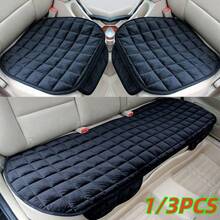 Car Seat Covers, Bottom Seat Covers For Sedans, Luxury All-Season Plush Car Seat Cushion Covers, Comfortable Protective Covers For Front And Rear Seats, Suitable For SUV And Other Models, Non-Slip Rubber Bottom Material, With Storage Pockets, Car Accessories - Car Bottom Seat Cover - View 11