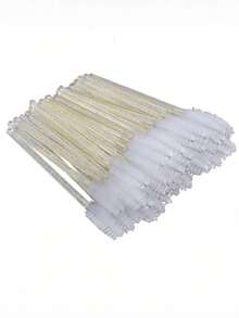 150/100/50/10pcs Disposable Nylon Bristle Makeup Brushes, Spiral Eyebrow Comb, Solid Crystal Handle Eyelash Brushes, Crystal Colorful Disposable Mascara Wands, Dual-Use Eyebrow And Eyelash Brushes, Portable Colorful Beauty Tools For Eyelash Extensions - Multicolor - View 10