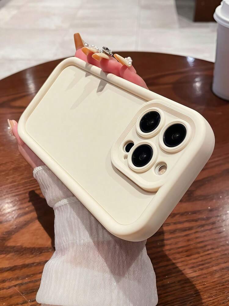 2入邪惡之眼邊框磨砂軟質全包覆手機殼，適用於Apple 7/8/X/XR/XSMAX/11/12/13/14/15/16/17 Promax、A14/A15/A16/A17/A04/A05/A06/A07/A54/A55/A56/A57/A34/A35A/36/A37/S26/S26Plus/S26Ultra、SMART7/8、MOTO G05、Honor 400/400Pro/400Lite - 天眼白+咖 - 查看 3