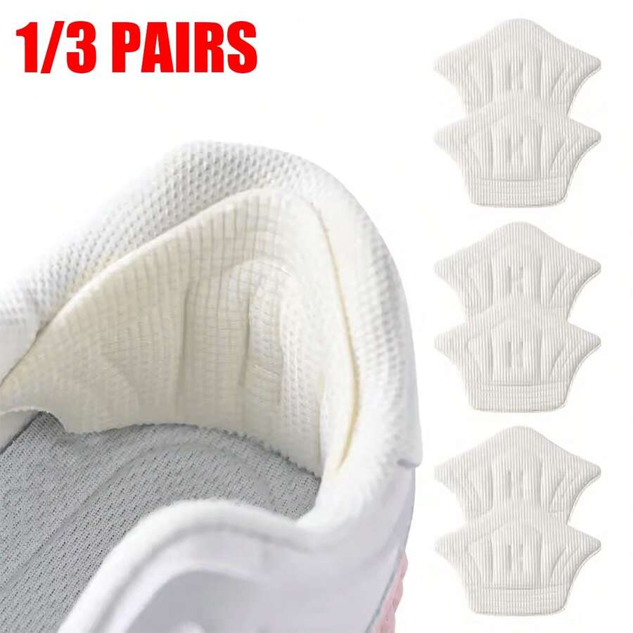 3/1 Pair Adjustable Anti-Slip, Anti-Wear Shoe Heel Grips, Invisible High Heel Pads, Fit For Sports Shoes And Boots, Prevent Heel Slippage Foot Care