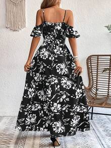 Fashionable Dress For Women - Blue - View 9