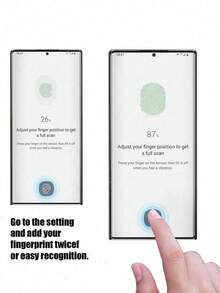 3pcs Privacy Hydrogel Screen Protector, Supports Fingerprint Unlock, Shockproof/Waterproof/Anti-Scratch/Anti-Fingerprint/Anti-Explosion, Compatible With Phone Case, Compatible With Samsung S21/S21+/S22/S22+/S23/S23+/S23 Ultra/S24/S24+/S24 Ultra/S25/S25+/S25 Ultra/S26/S26+/S26 Ultra - Black - View 7