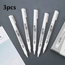 3/6pcs Non-Erasable White Chalk Markers - For Chalkboards, Blackboards, Windows, Glass, Bistros, Signs - White Marker - View 12