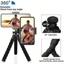 1/2pcs Flexible Octopus Tripod, Mini Phone And Camera Holder With Handle, 360° Rotatable Mini Octopus Stand For Photography And Videography, Portable And Adjustable Holder With Universal Clip - View 2