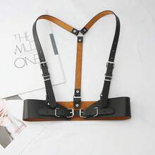 1pc Women's Multi-Color Suspender Style Waist Belt, Functional Punk Style Waist Strap, Suitable For Dresses, Shirts, Jumpers - A - View 4