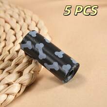 Dog Bone Print Pet Waste Bags, Thickened Tear-Resistant, Strong Load-Bearing, Disposable, Compact And Portable, Easily Fits In Pocket, Keeps Clean And Hygienic, Makes Dog Walking More Enjoyable, Random Style - Multicolor - View 12