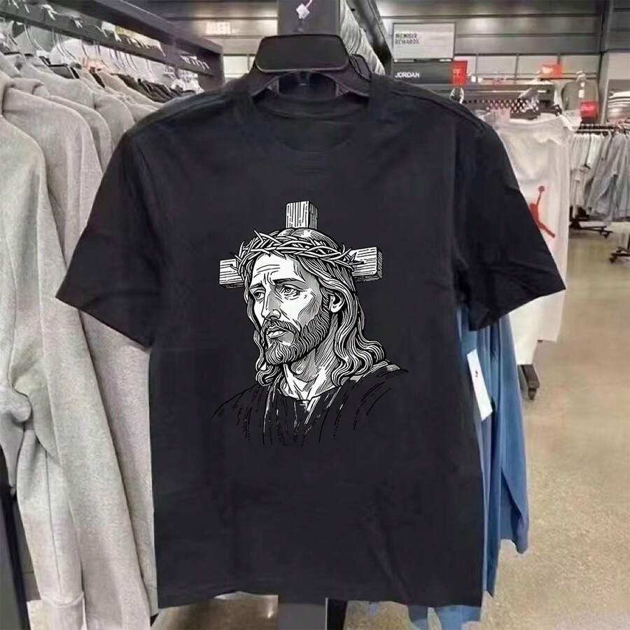 Men T-Shirts - Black - View 1