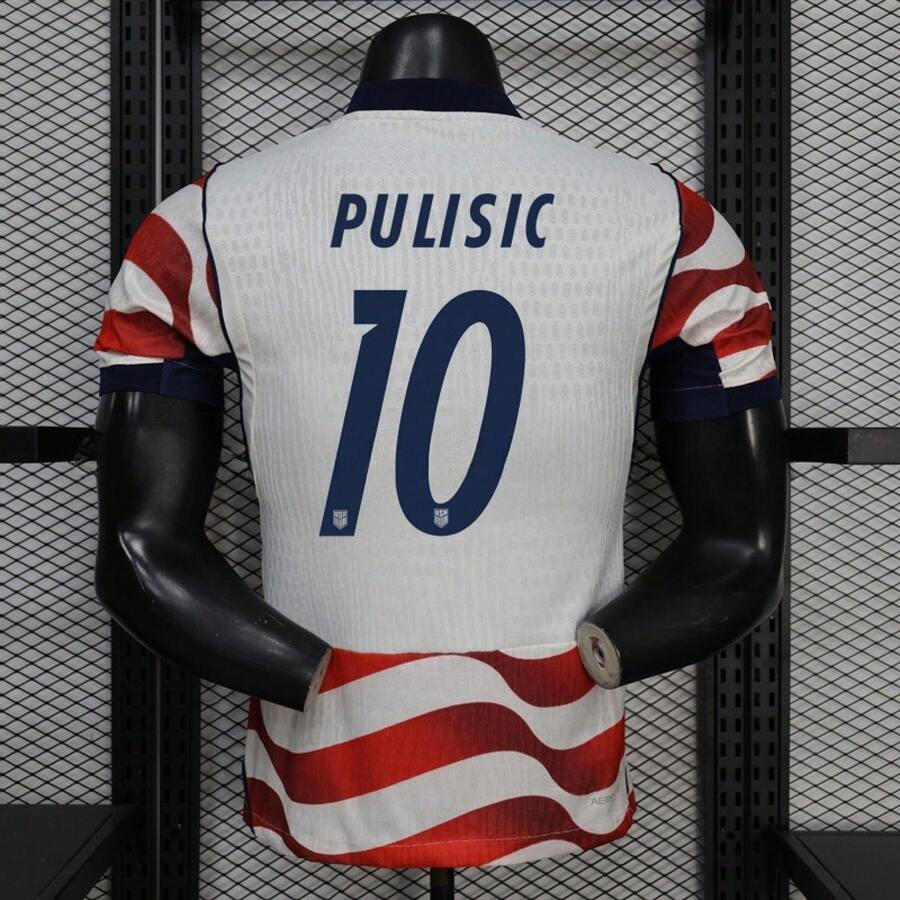 2026 World Cup USA National Team Jersey, Short Sleeve Football Fan & Player Edition - 美國主場#10 - 查看 1