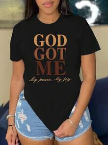 Camiseta de Mujer - Negro - Ver 1